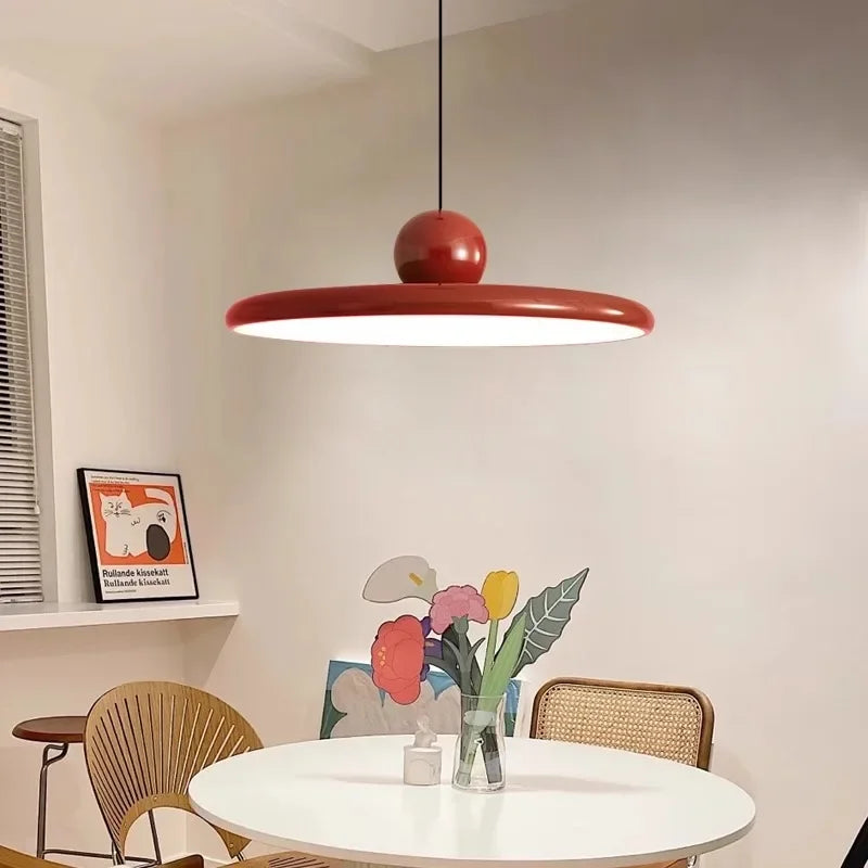 Lampa Wisząca LED Bauhaus z Regulowaną Długością Zawieszenia do Salonu 1