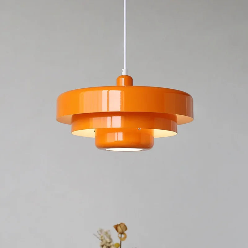 Lampa Wisząca Nowoczesna z Okrągłym Kaskadowym Kloszem i Regulacją Wysokości 1