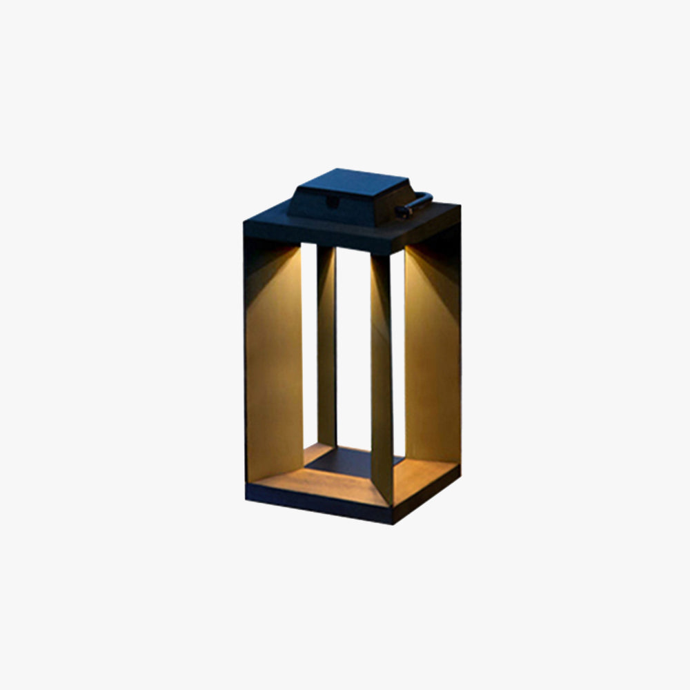 Lampa Ogrodowa Solarna Nowoczesna z Panelem Słonecznym na Taras i Patio ##POS:2##
