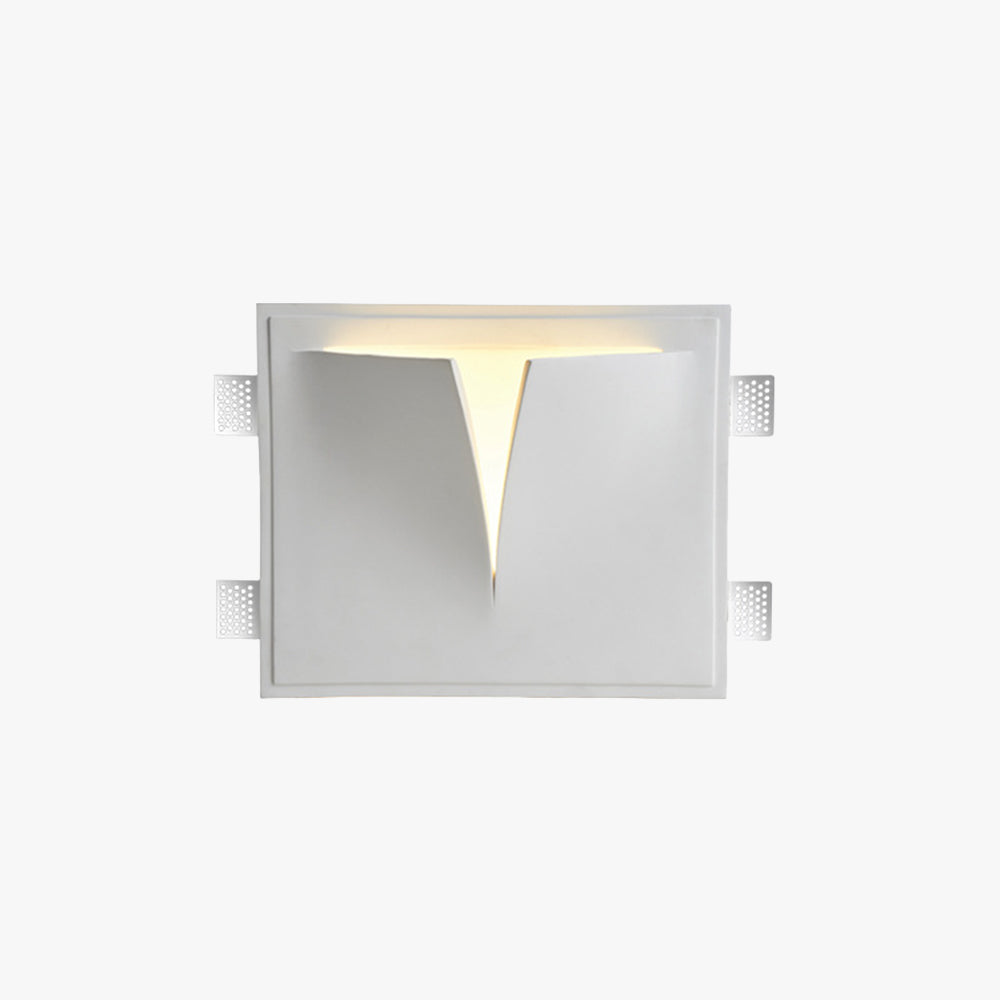 Lampa Ścienna Minimalistyczna Podtynkowa z Ciepłym Światłem