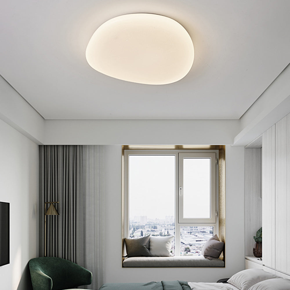 Lampa Sufitowa Minimalistyczna z Organicznym Kształtem i Ściemniaczem