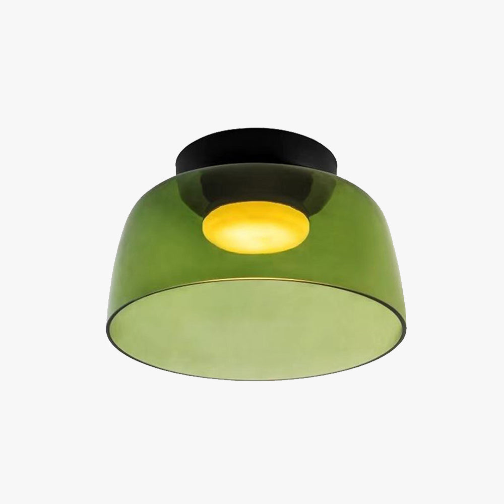 Lampa Sufitowa Skandynawska ze Szklanym Kloszem