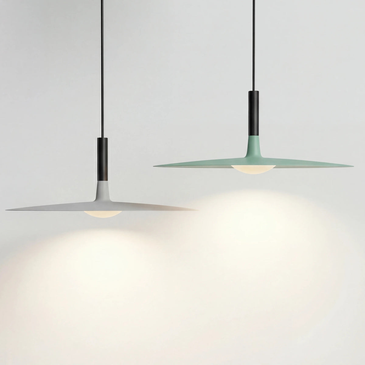 Lampa Wisząca Skandynawska Płaska LED Dyskowa nad Stół