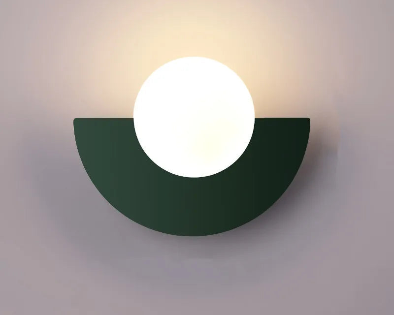 Kinkiet Ścienny LED Nowoczesny z Geometrycznym Kloszem 1