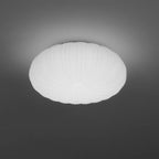 Lampa Sufitowa Japandi z Plisowanym Kloszem i Niskim Profilem 9