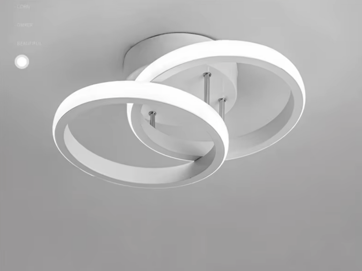 Lampa Sufitowa LED Nowoczesna z Geometrycznym Designem i 3 Trybami Światła 10