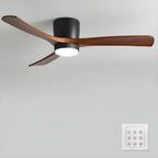 Lampa Sufitowa LED Skandynawska z Wentylatorem i Pilotem 1