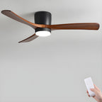Lampa Sufitowa LED Skandynawska z Wentylatorem i Pilotem 10