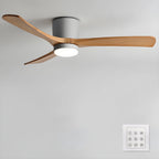 Lampa Sufitowa LED Skandynawska z Wentylatorem i Pilotem 14