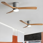 Lampa Sufitowa LED Skandynawska z Wentylatorem i Pilotem 3