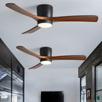 Lampa Sufitowa LED Skandynawska z Wentylatorem i Pilotem 4