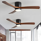 Lampa Sufitowa LED Skandynawska z Wentylatorem i Pilotem 5