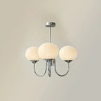 Lampa Wisząca Glamour z Szklanymi Kloszami i Metalową Konstrukcją 13