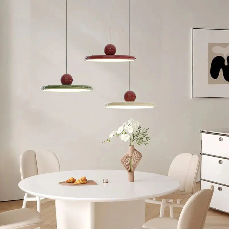Lampa Wisząca LED Bauhaus z Regulowaną Długością Zawieszenia do Salonu  3