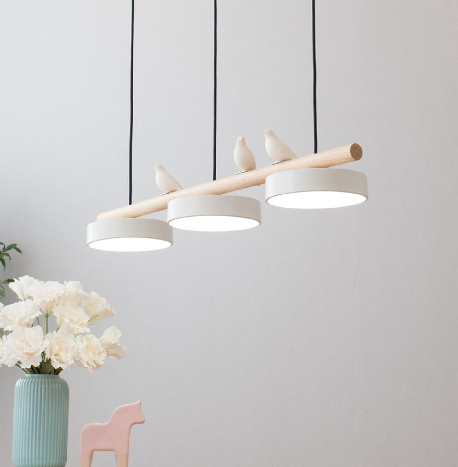 Lampa Wisząca LED Nowoczesna z Motywem Ptaka i Dekoracyjną Konstrukcją 4