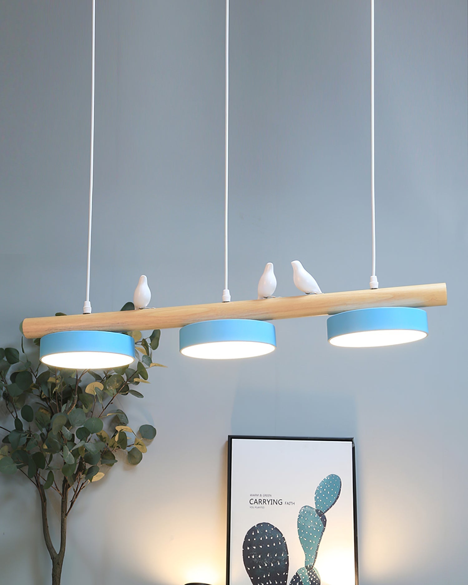 Lampa Wisząca LED Nowoczesna z Motywem Ptaka i Dekoracyjną Konstrukcją 6