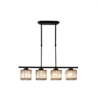 Lampa Wisząca LED Skandynawska ze Szklanym Kloszem i Regulowaną Wysokością 0