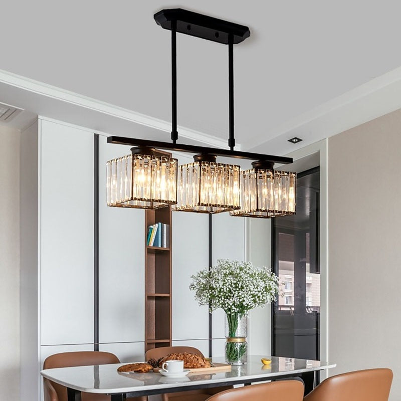 Lampa Wisząca LED Skandynawska ze Szklanym Kloszem i Regulowaną Wysokością 2