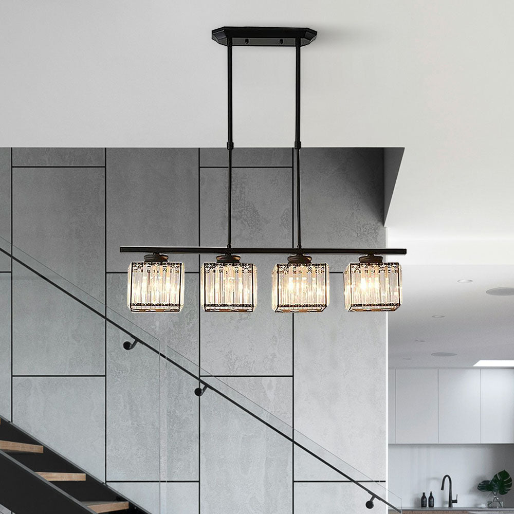 Lampa Wisząca LED Skandynawska ze Szklanym Kloszem i Regulowaną Wysokością 5