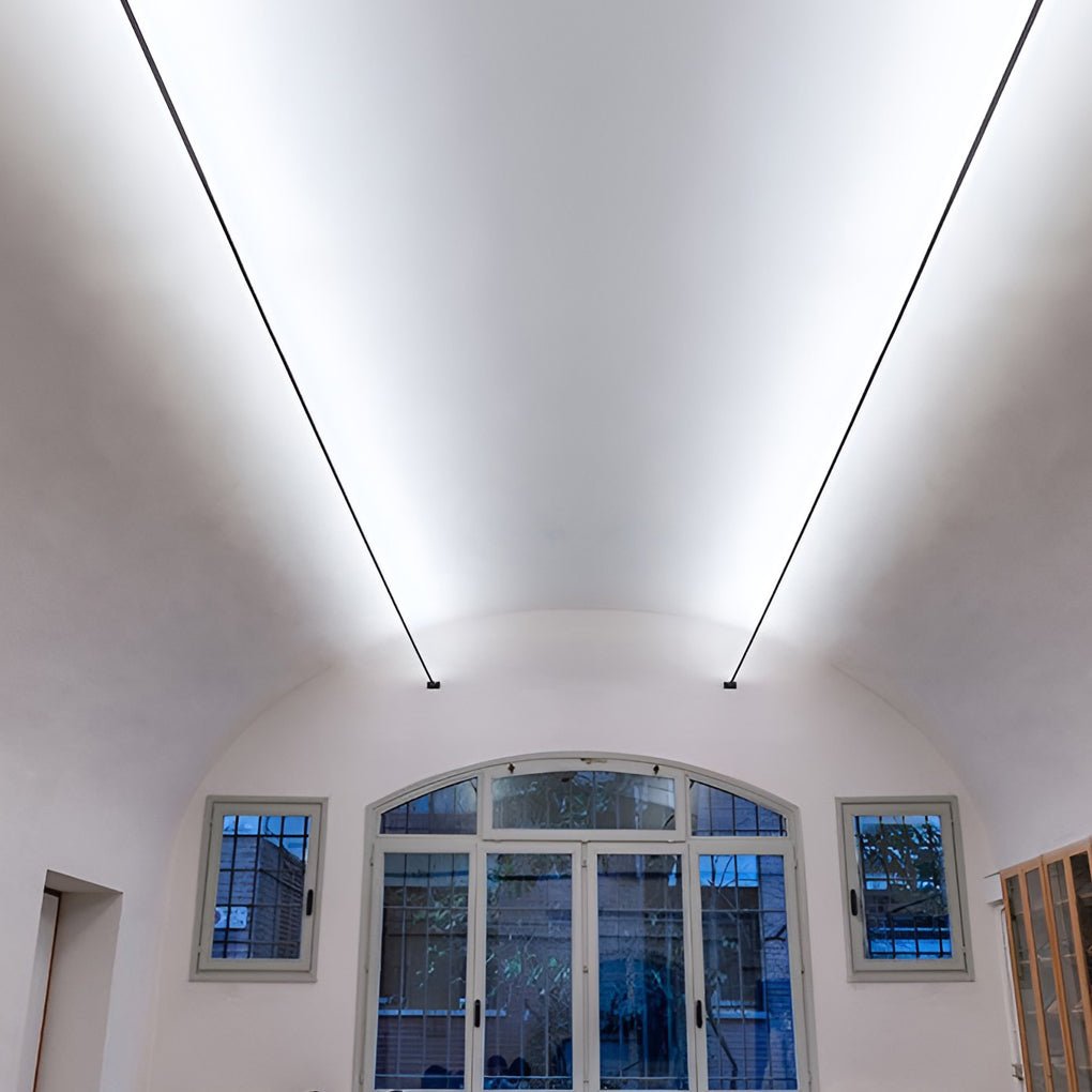 Obrotowa Lampa Sufitowa LED z Regulacją Jasności i Panelem 360° 8