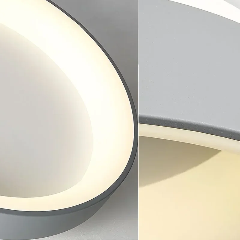 Okrągła Lampa Sufitowa LED Nowoczesna do Salonów i Sypialni 6