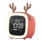 Budzik Dziecięcy z Nocną Lampką i Wyświetlaczem Temperatury