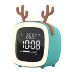 Budzik Dziecięcy z Nocną Lampką i Wyświetlaczem Temperatury