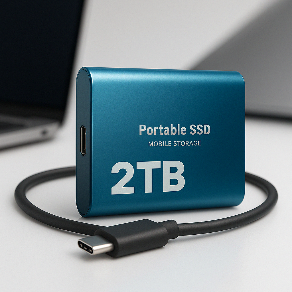 Dysk SSD Zewnętrzny Przenośny z USB-C 2TB