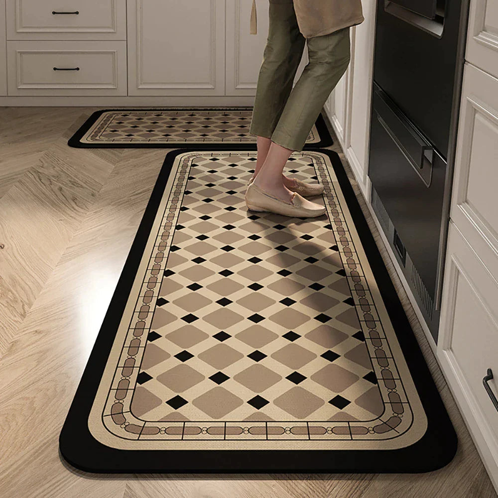 Dywanik Kuchenny Antypoślizgowy z Wzorem Kafelkowym do Kuchni i Korytarza