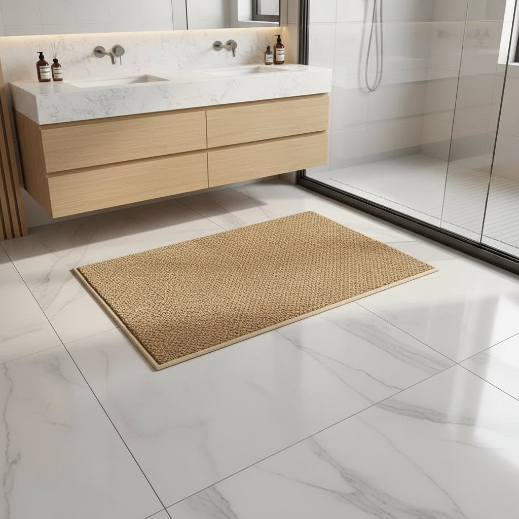 Dywanik Łazienkowy Wycieraczka Antypoślizgowa z Pętelkową Fakturą