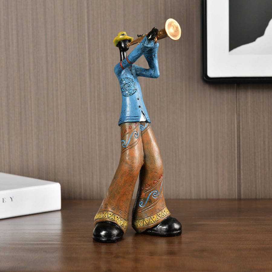 Figurka Muzyk Jazzowy Retro Dekoracja na Półkę