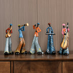 Figurka Muzyk Jazzowy Retro Dekoracja na Półkę
