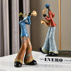 Figurka Muzyk Jazzowy Retro Dekoracja na Półkę
