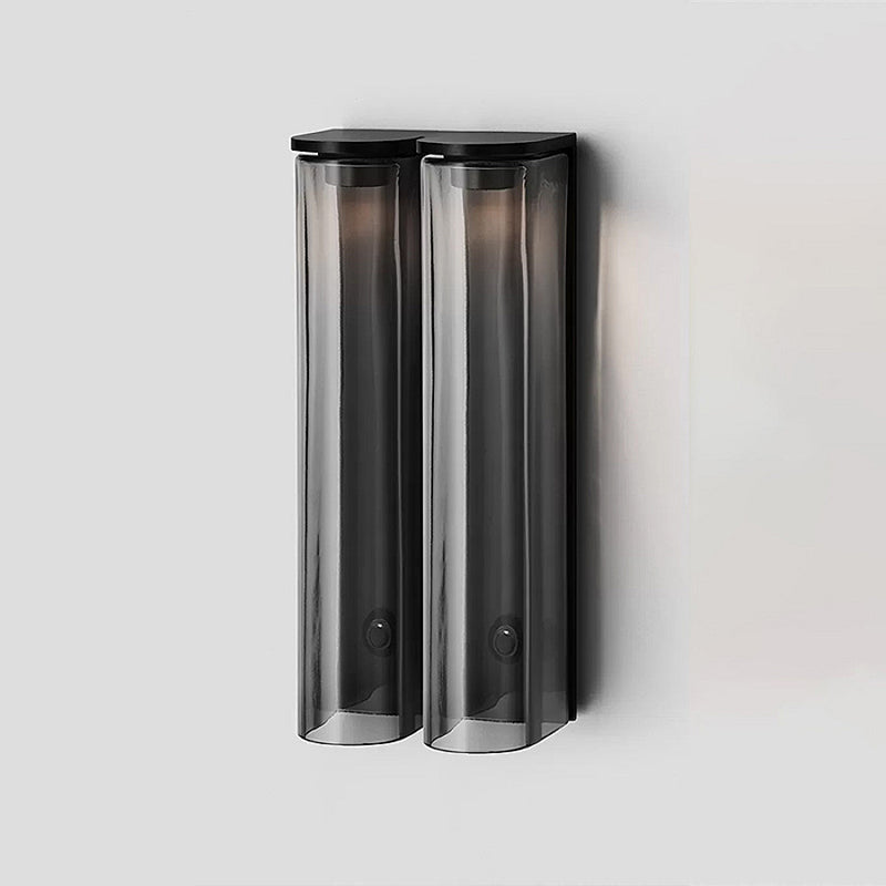 Kinkiet Nowoczesny Minimalistyczny z Cylindrycznym Kloszem Szklanym
