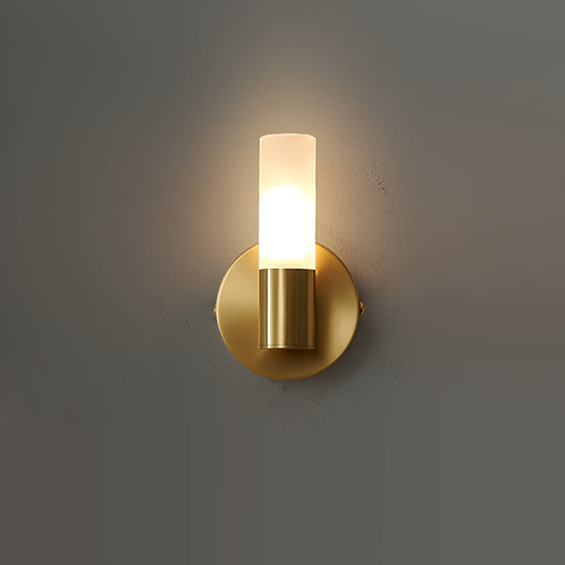 Kinkiet Nowoczesny z Cylindrycznym Kloszem i Ciepłym Blaskiem