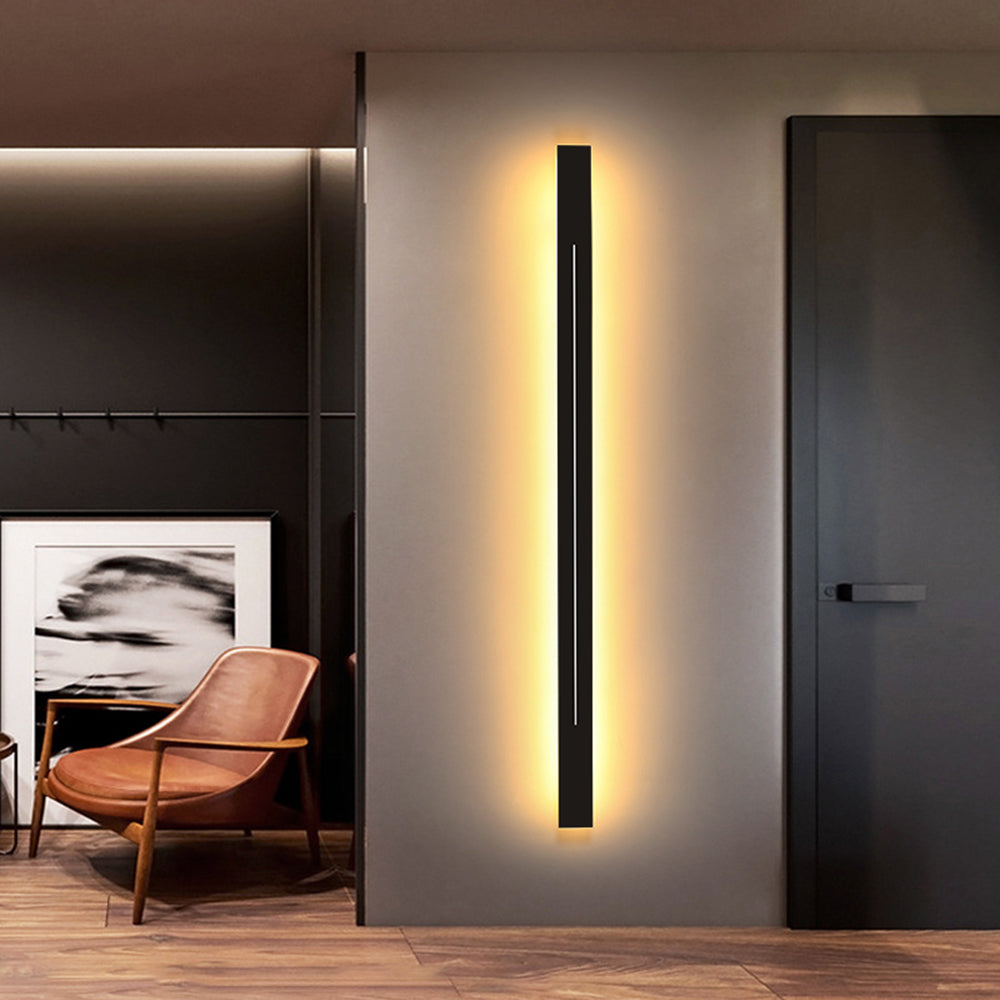 Kinkiet Ścienny Minimalistyczny Modern z Podświetleniem Liniowym