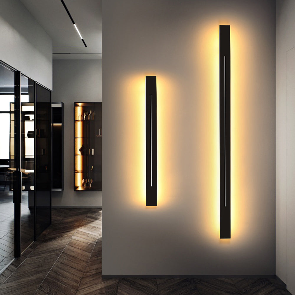 Kinkiet Ścienny Minimalistyczny Modern z Podświetleniem Liniowym