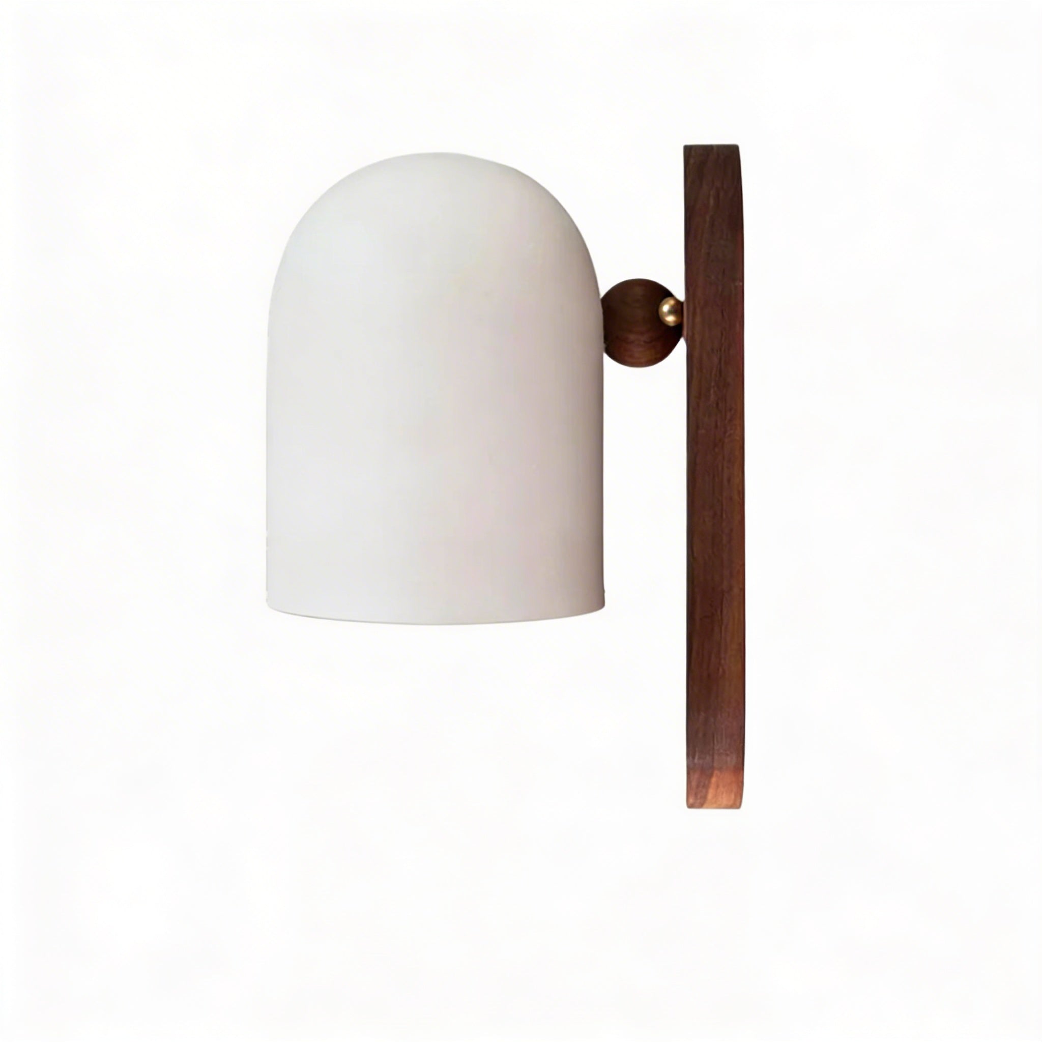 Kinkiet Ścienny Minimalistyczny z Drewnianym Akcentem