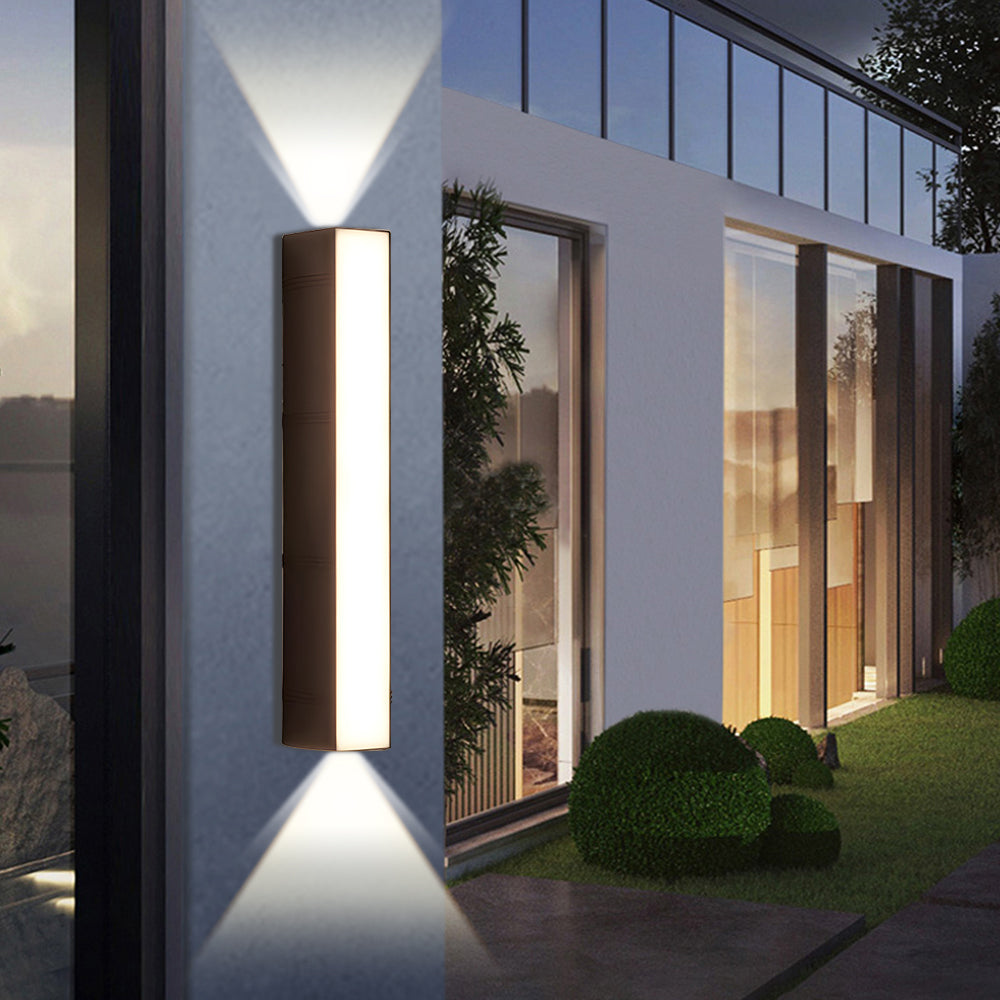 Kinkiet Zewnętrzny LED Tubowy z Dwustronnym Światłem