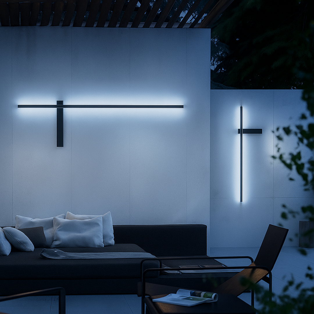 Kinkiet Zewnętrzny Minimalistyczny z Zintegrowanym Źródłem LED