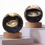 Kryształowa Kula z Grawerem 3D i Podświetleniem LED USB