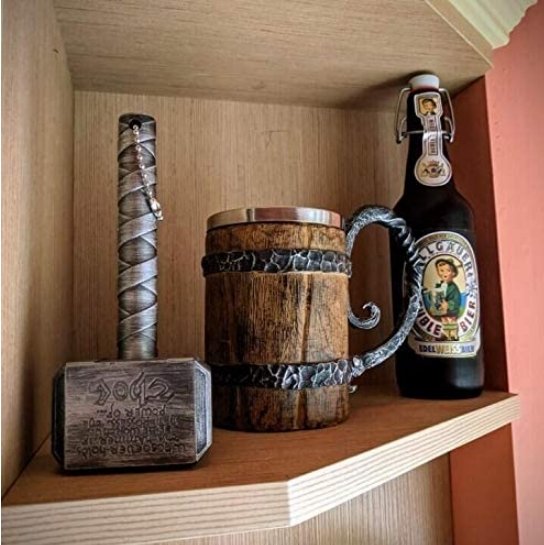 Kufel Nordycki Wikingów z Podwójnymi Ściankami 650 ml