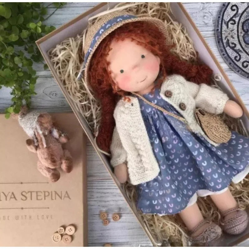 Lalka Bawełniana w Stylu Waldorfskim
