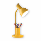 Lampa Biurkowa Skandynawska z Pojemnikiem na Długopisy i Regulowaną Głowicą ##POS:9##