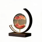 Lampa Dekoracyjna z Ruchomym Piaskiem i Podświetleniem LED