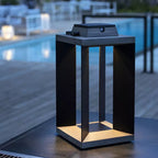 Lampa Ogrodowa Solarna Nowoczesna z Panelem Słonecznym na Taras i Patio