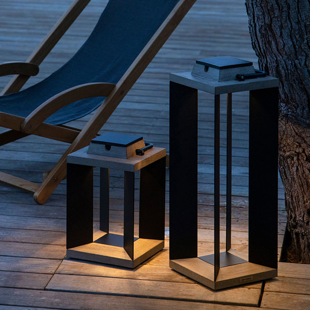 Lampa Ogrodowa Solarna Nowoczesna z Panelem Słonecznym na Taras i Patio