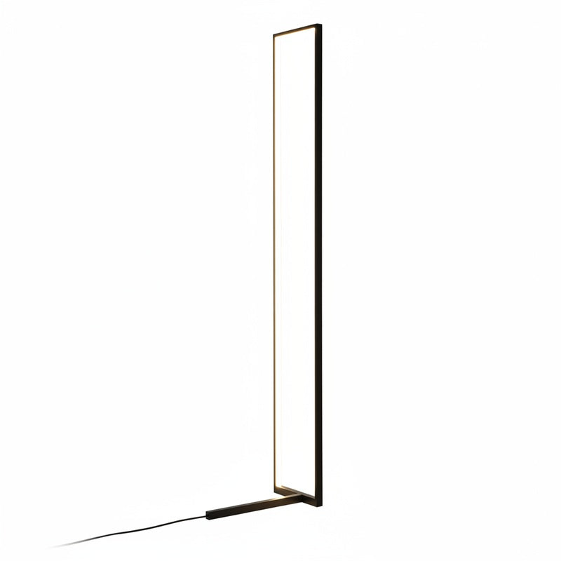 Lampa Podłogowa Minimalistyczna do Narożnika z Pilotem i Ściemniaczem