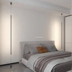 Lampa Podłogowa Minimalistyczna LED od Podłogi do Sufitu z Regulowaną Wysokością