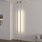 Lampa Podłogowa Minimalistyczna LED od Podłogi do Sufitu z Regulowaną Wysokością